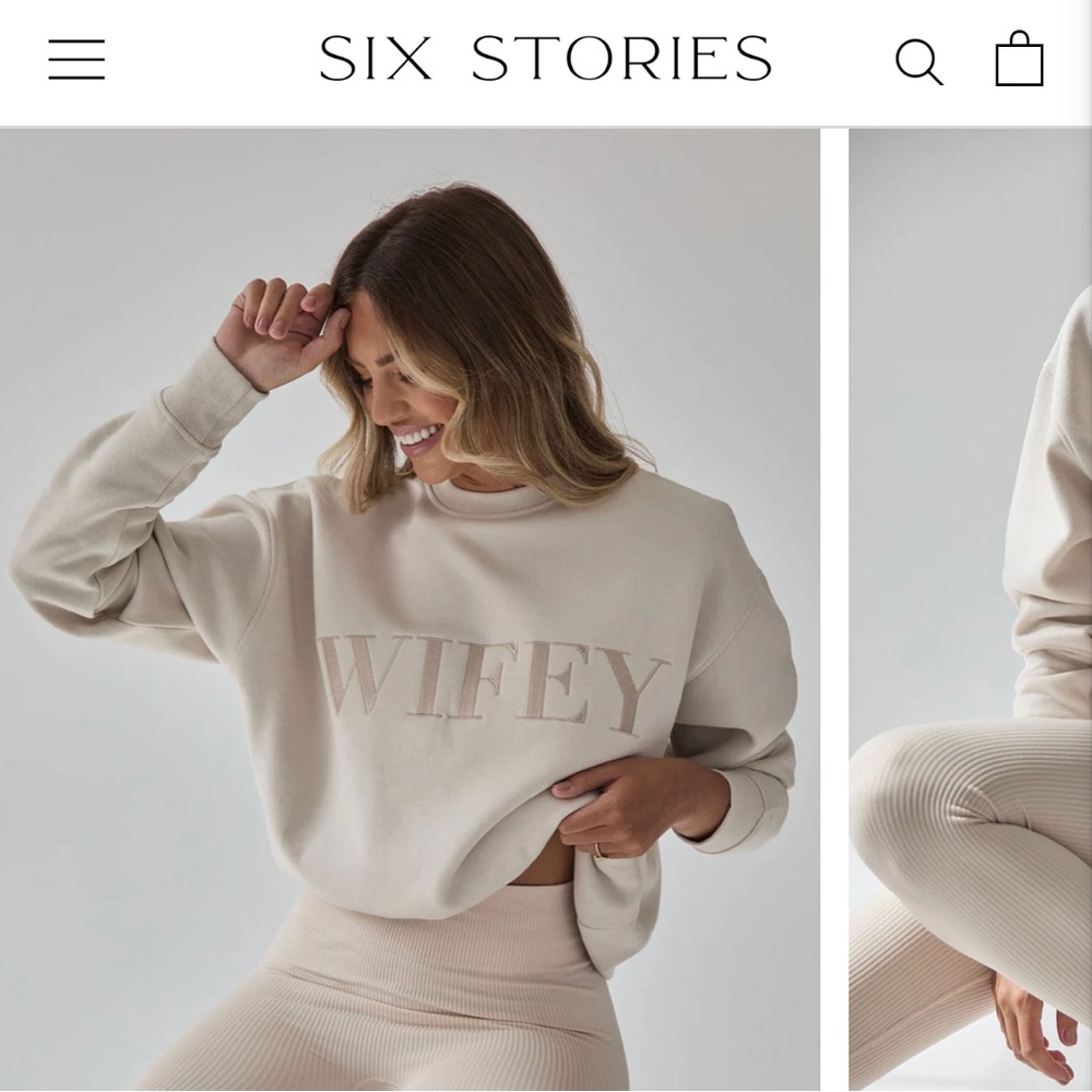 Wifey Statement Sweatshirt